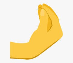 Yellow Italian Hand Meme Emoji Hd Png Download Transparent Png Image Pngitem