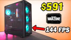 The 590 Cod Warzone 1600 Af Ultimate Budget Gaming Pc Youtube