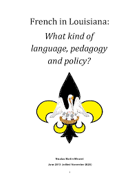 Une baise à vif avec un jeune milf en rut. Pdf French In Louisiana What Kind Of Language Pedagogy And Policy Nicolas Martin Minaret Academia Edu