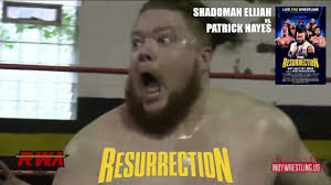 RWA No Limits Title Match: Patrick Hayes (w/ Johnny Norris) vs Shadowman  Elijah