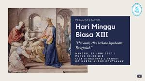 Umat dapat mengakses dan mengikuti misa online via youtube keuskupan baik jakarta hingga semarang melalui. Perayaan Ekaristi Hari Minggu Biasa Xiii Minggu 27 Juni 2021 Pukul 08 00 Wib Youtube
