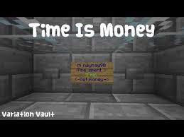 Minecraft Bukkit Plugin Time Is Money Give Players Money For Being Online Youtube