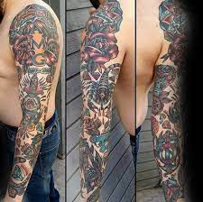 This tattoo sleeve has some special elements which make japanese sleeve tattoos visually stunning. Top 59 Traditional Tattoo Sleeve Ideas 2021 Inspiration Guide