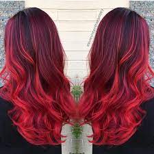 Hot On Beauty On Instagram Christmas Red Color Design By Stevievincenthairartistry Hotonbeauty Prava Hair Styles Long Hair Color Pretty Hair Color