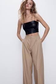 With a pull on design, handy front pockets, and a flattering. Ø¨Ø±Ù‚ Ù…ÙŠØ§Ù‡ ØºØ§Ø²ÙŠØ© ÙŠØ±Ø´Ø¯ Wide Leg Trousers With Pleats Zara Dsvdedommel Com