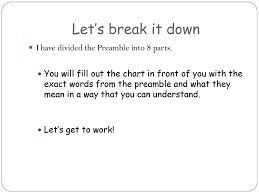 The Preamble What Is It Exactly Ppt Download