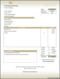 Templates Invoice Template Word Printable Invoice Invoice Template