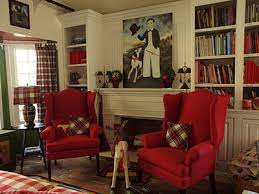 Red Chairs Red Chair Living Room Living Room Decor Rustic Rustic Living Room