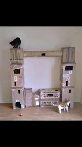 Diy Cardboard Cat Tree Tower Cats By Patricia Diy Cat Tree Cat Playground Diy Cat House Diy