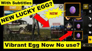 Lucky Egg Pubg Mobile New Lucky Egg Event Pubg Mobile Vibrant Egg No Use Now Youtube Vibrant Lucky Warriors Game
