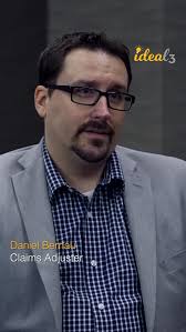 It’s our people who make the difference., Get an inside look at ideal3 from  one of our own! In this video, Dan Bernau, Claims Adjuster and Data  Analytics Team Leader, shares his personal experience ...