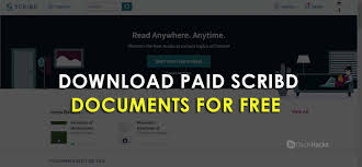 Download Scribd Paid Notes Audiobooks Docs In 2020 4 Methods