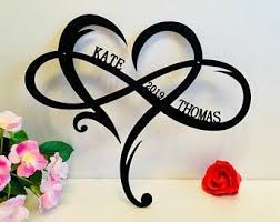 Personalized Acrylic Last Family Name Metal Sign Initial Split Etsy In 2020 Infinity Sign Tattoo Infinity Tattoos Infinity Symbol