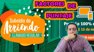 Subsidio de arriendo para adulto mayor 2021: Factores De Puntaje Subsidio De Arriendo Llamado Regular 2021 Francisco Te Ayuda
