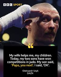 🫡❤️Oleksandr Usyk kept his word to his son. He's beaten Tyson Fury by  unanimous decision in Riyadh. #UsykFury2 #Fury #Usyk #Boxing