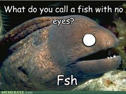 What Do You Call A Fish With No Eyes Fsh Corny Jokes Cheesy Jokes Bad Jokes