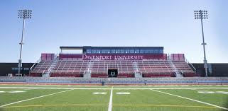 When we go back into the office our address is: Farmers Insurance Athletic Complex Davenport University Athletics