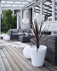 White Pot Plants Balkon Ideen Wohnung Garten Terrasse Terrassen Deko