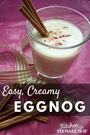 Easy Creamy Eggnog Recipe No Stirring No Burning Recipe Eggnog Recipe Creamy Eggnog Eggnog