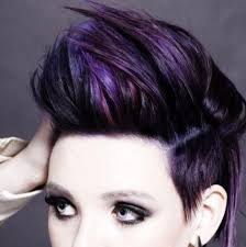 Pin By Alycia Martin On Hair Pixie Hair Color Short Purple Hair Edgy Hair