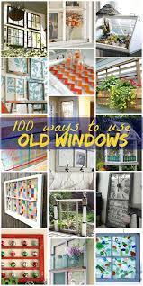 You can take a dry erase marker and draw designs on the window and it comes off clean with windex. Remodelaholic 100 Ways To Use Old Windows
