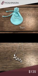 Tiffany Co Olive Leaf Vine Sterling Silver Tiffany Co Womens Jewelry Necklace Olive Leaf