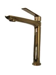 Découvrez notre collection de robinets de lavabo, de bain ou de douche. Mitigeur Lavabo Haut En Laiton Mitigeur Dore Milana Sarodis