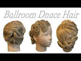 Ballroom Dance Hair Basic Tutorial Youtube Dance Hairstyles Ballroom Dance Hair Dance Competition Hair