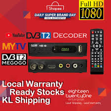 Dvb t2 doordarshan free tv channel search in kolkata hello viewers, is video mein aap doordarshan ke a dvb t2 signal, digital. Kl Stock Decoder Mytv Decoder Myfreeview Dekoder Tvbox Malaysia Channel Siaran Malaysia Dvb T2 Decoder Shopee Malaysia