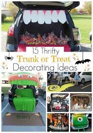 20 Thrifty Trunk Or Treat Decorating Ideas Trunk Or Treat Halloween Fun Halloween Hacks