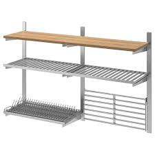 Next, i used pallet wood and other reclaimed wood to build a sturdy base th… Kungsfors Dish Drainer Ikea In 2021 Stainless Steel Wall Rack Wall Storage Ikea Kungsfors