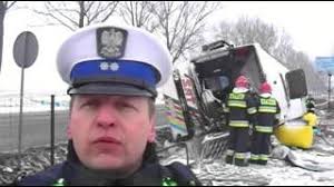 Tragiczny wypadek autobusu z kibicami Lechii Gdańsk. Mówi policjant Robert  Ruciński