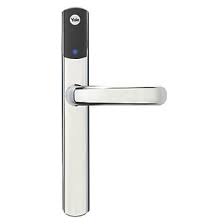 Using a code, a smartphone app, . Yale Conexis L1 Smart Door Lock Polished Chrome Keyless Door Locks Screwfix Com