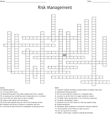 This crossword clue was last seen on new york times crossword september 24 2016 answers. Safety And Risk Reduction Crossword Wordmint