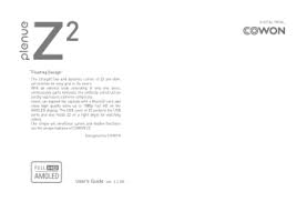 Learn how to open an.apk file on your pc, mac, or android. Cowon Plenue Z2 User Manual Manualzz