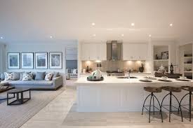 A Living Room Kitchen Dining Room And Hallway All Merge Into This Large Open Open Space Living Room Luxury Living Room Design Living Room And Kitchen Design