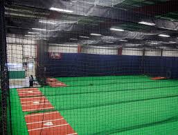 Converting a batting cage net to pitching is simple. Indoor Batting Cages For Baseball Softball On Deck Sports