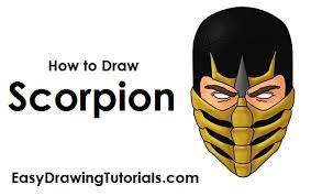 How To Draw Scorpion Scorpion mortal kombat timelapse | artology optical illusion drawing step by step ! how to draw scorpion