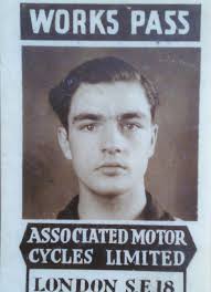 Here's my Dad, Frank Newton, as teenager about 1938/40.