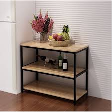 Best fabric cutting tables 2021. Kitchen Cutting Dining Table Multifunctional Multi Layer Shelf Console Simple Double Table Shopee Singapore