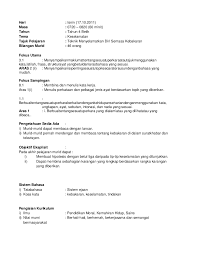Kata kerja tahun 4 1. Rph Bm Tahun 4 Dan Refleksi