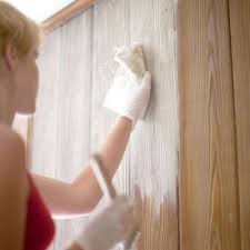 Paint wood wall paneling · how to paint wood paneling like a pro · house renovation: How To Whitewash Walls Annie Selke