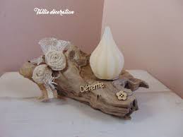 bougeoir bois flotte creation artisanale luminaires par tallie decoration decoration bois flotte bois flotte bougeoirs bois