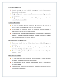 Ejemplos Castigo Negativo2 Pdf