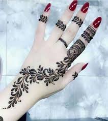 Easy Henna Tattoo Designs On Hand For Girl And Beginner 09012019 2 Simple Henna Tattoo Latest Mehndi Designs Mehndi Designs For Hands