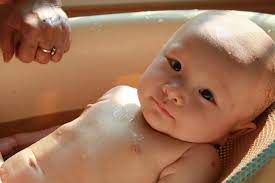 After baby's bath is over, ask someone to grab these for you. How To Bathe A Fussy Baby Babymed Com