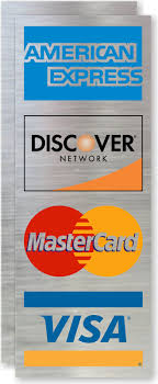 Currently, we can provide some of these legal notices, including statements, electronically. American Express Discover Mastercard Visa Logo Decals Signs Sku Lb 2219