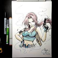 Art Of Rachta Lin ⏭️ Nycc On Twitter: "Revy From Black Lagoon! . . .  #Rachtalin #Art #Artist #Drawing #Manga #Anime #Blacklagoon  Https://T.co/Tya1Vjzawu" / Twitter