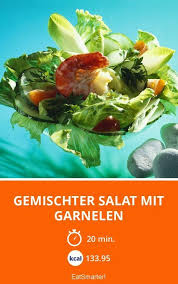 Gemischter Salat Mit Garnelen Rezept Salat Mit Garnelen Gemischter Salat Salat