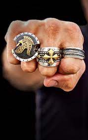 King Baby Spartan Shield Ring
